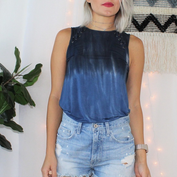 American Eagle Outfitters Tops - SOLD American Eagle Soft & Sexy Blue Tank